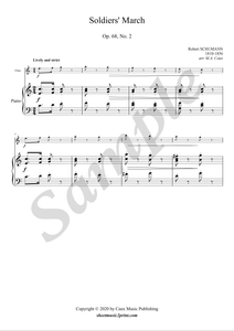 Schumann : Soldiers' March - Flute