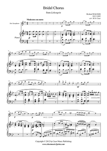 Wagner : Bridal Chorus - Saxophone