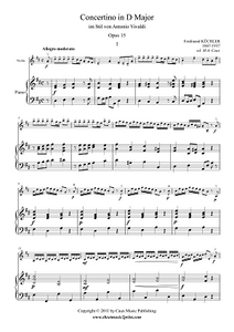 Kuchler : Concertino Op. 15