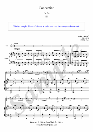 Rieding : Concertino Op. 24 (3/3 : Allegro)