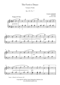 Gurlitt : Festive Dance, Op. 140, No. 7