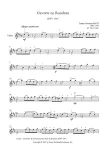 Bach : Gavotte en Rondeau, BWV 1067