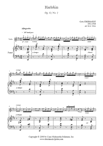 Eberhardt : Harlekin, Op. 82, No. 2