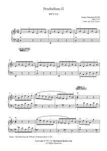 Bach : Prelude BWV 926