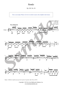 Carulli : Rondo Op. 241, No. 34