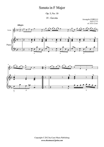 Corelli : Sonata Op. 5, No. 10 (4/5)