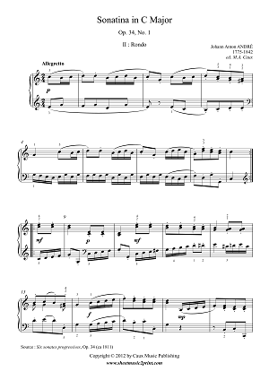 Andre : Sonatina Op. 34, No. 1 (2/2)