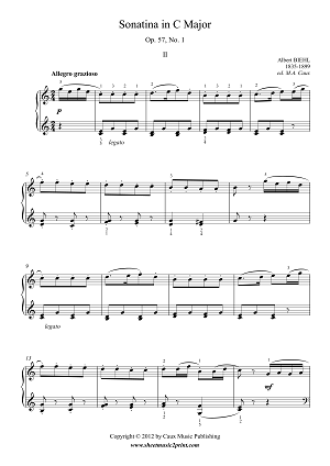 Biehl : Sonatina Op. 57, No. 1 (2/2)