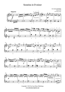 Benda : Sonatina in D minor