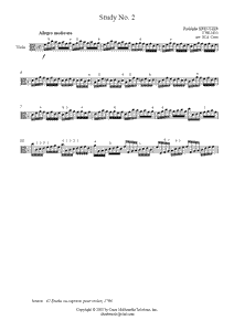 Kreutzer : Study No. 2 - Viola