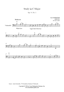 Schroder : Study Op. 31, No. 5