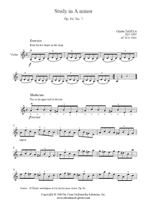Dancla : Study Op. 84, No. 7