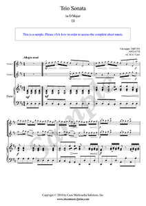 Tartini : Trio Sonata in D Major (3/3)