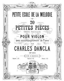 Dancla : Petite École de la mélodie, op. 123 style=