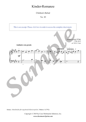 Children's Ballad, Volume 1, No. 10