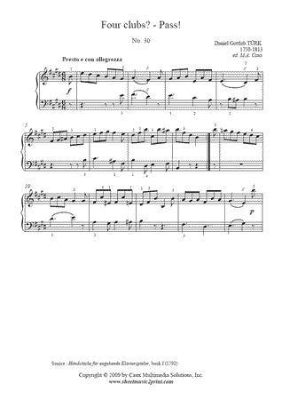 Four clubs? - Pass!, Book I, No. 30