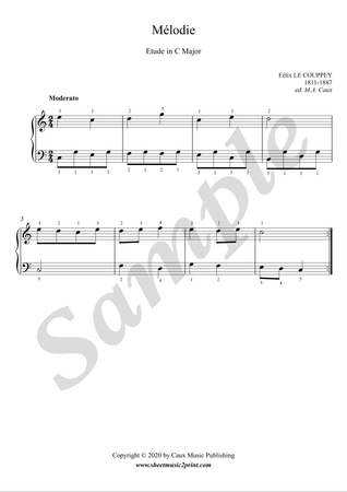 Mélodie - Etude in C Major
