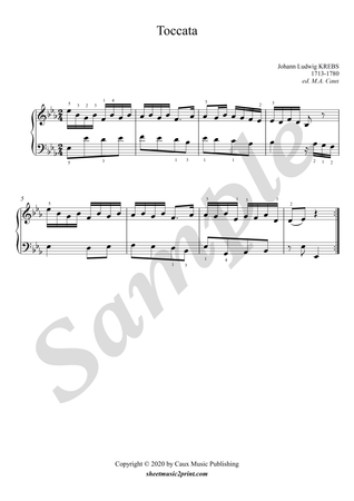 Toccata in E flat Major