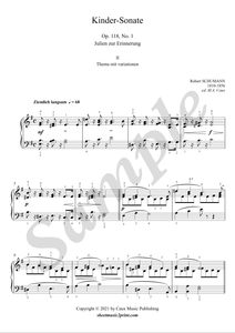 Schumann : Sonata op. 118, no. 1 (2/4)