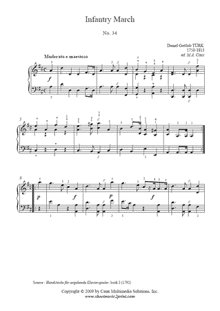 Infantry March, Book I, No. 34