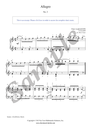 Allegro in F Major, No. 2