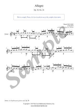 Allegro Op. 50, No. 26