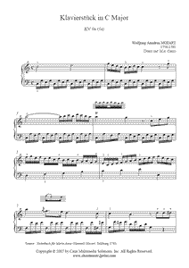 Mozart : Allegro K 9a (5a)
