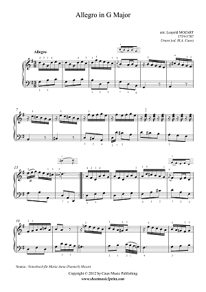 Allegro in G Major