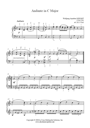 Andante in C Major