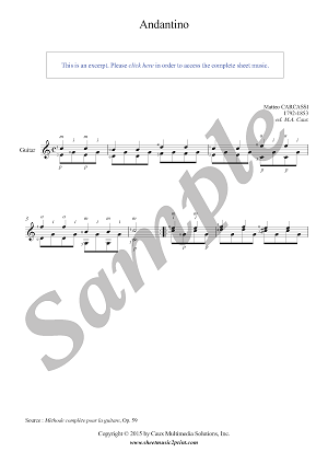 Andantino in C Major, Op. 59