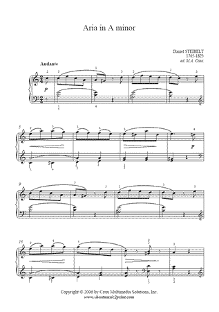 Aria in A minor