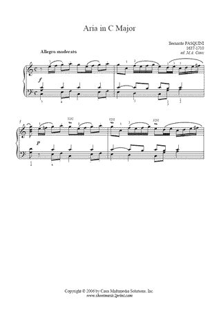Aria in C Major