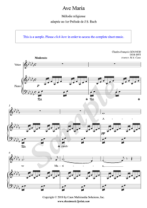 Ave Maria - D flat Major