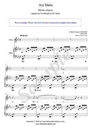 Ave Maria - E flat Major