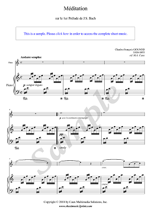 Gounod : Ave Maria - Flute