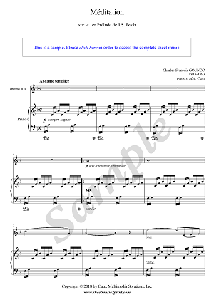 Gounod : Ave Maria - Trumpet