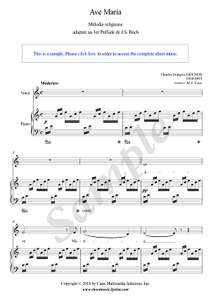 Ave Maria - C Major