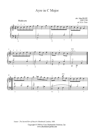Ayre in C Major