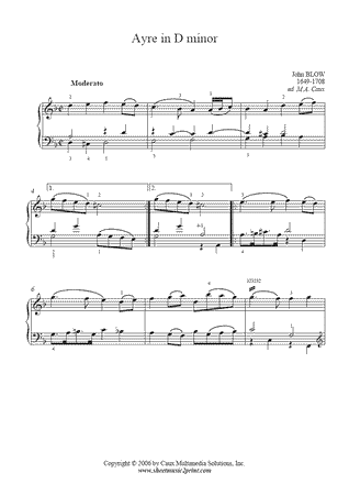 Ayre in D minor