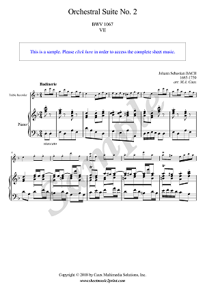 Badinerie BWV 1067