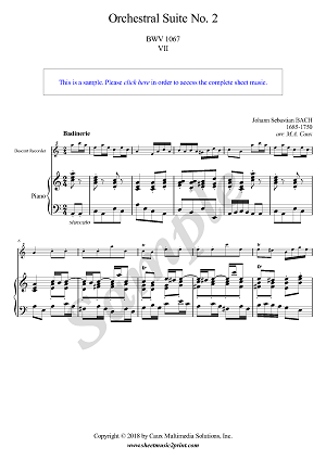 Badinerie BWV 1067