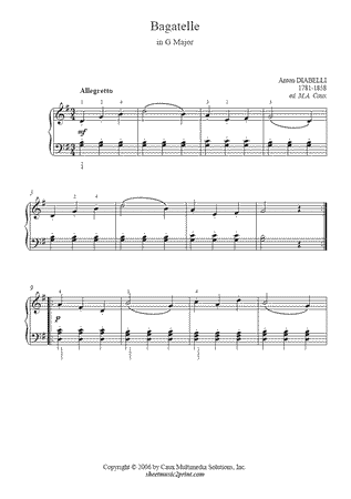 Bagatelle in G Major