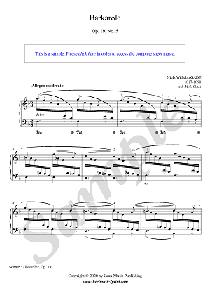 Barkarole, Op. 19, No. 5