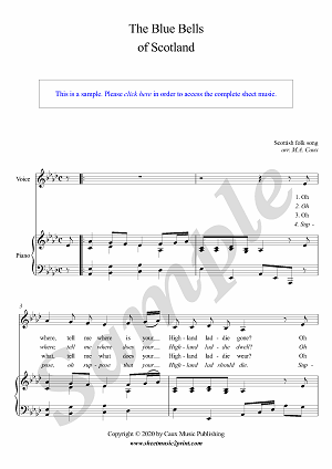 The Blue Bells of Scotland - A flat Major