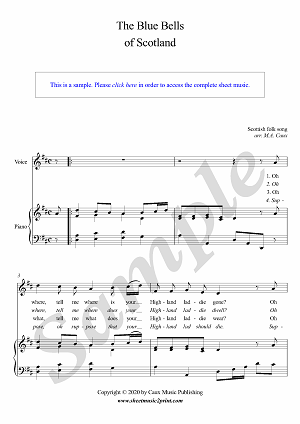The Blue Bells of Scotland - D Major