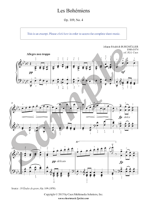 Les Bohémiens, Op. 109, No. 4