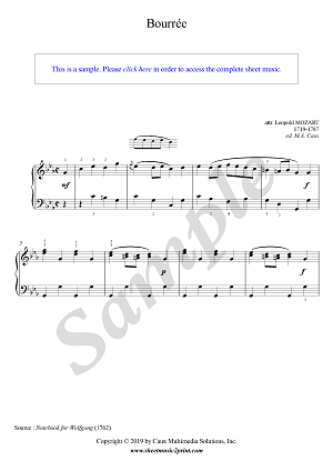Bourrée in C minor