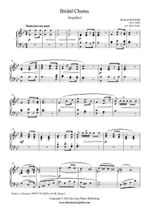 Wagner : Bridal Chorus - Simplified