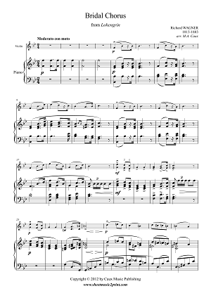 Wagner : Bridal Chorus - Violin