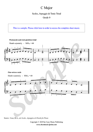 C Major - Grade 0